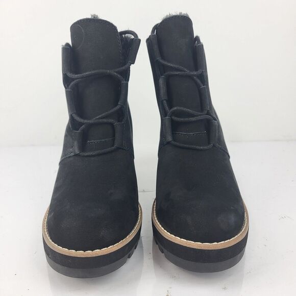 Eileen Fisher Capa Boots Booties Wedge Black Size 6 - Picture 4 of 7